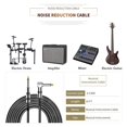 thumbnail image 2 of SUNYIN Bass AMP Combo Portable 10W Bass Amplifier with 10ft Guitar Cable MA-10B Dual Channel Mini Bass Amplifier Practice Bass In, 2 of 7