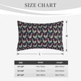 thumbnail image 4 of Logiee Bohemian Chicken Print Pillow Case,Throw Pillow Covers, Double Sided Plush Cushion Cover for Couch Sofa Bed, Only Pillowcase-14"x20", 4 of 6