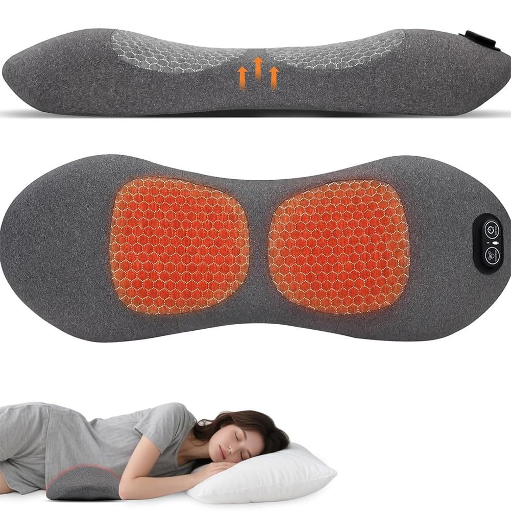 Smooth Spine Triple Fusion Back Massager, 2026 New Triple Fusion Massager for Sciatica, with Electric Traction Lifting & Heat Compress, All-Round Support, Relieve Neck/Shoulder Discomfort