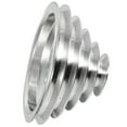 25mm Bore Aluminum Wheel A Type 5 Step Pulley Wheel For Vbelt Timing