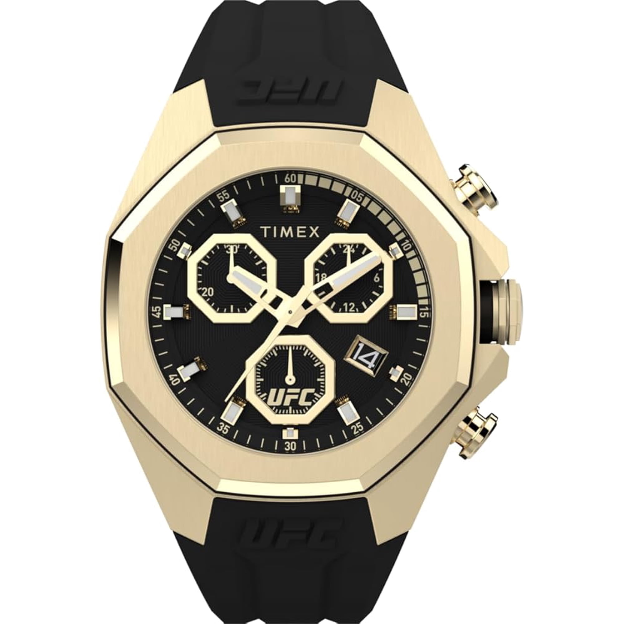 Timex UFC Pro Quartz Chronograph Silicone Mens Watch