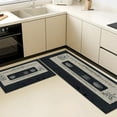 thumbnail image 5 of Kitchen Rugs Sets 3 Piece with Runner Floral Kitchen Floor Mat Carpet Farmhouse Rugs and Mats Non Skid Washable Runner Rug for Kitchen Office Sink Laundry, 5 of 12
