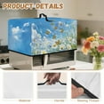 thumbnail image 6 of TSOVTHRID Butterfly Daisy Blue Sky Print Toaster Oven Cover Microwave Oven Dust Cover Oil-Proof Kitchen Appliance Protector Dirt and Fingerprint Protection, 20.9"W x 15.7"D x 12.4"H, L, 6 of 7