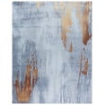 thumbnail image 3 of SAFAVIEH Tacoma Cymone Traditional Machine Washable Area Rug, Grey/Rust, 8' x 10', 3 of 14