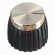 thumbnail image 1 of 10x Guitar Amp Amplifier Knobs Push-on Black+gold Cap For Marshall Amplifier, 1 of 5