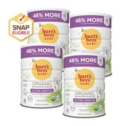 Burt’s Bees Organic Infant Formula with Iron, Reduced Lactose, Ultra Gentle, 34 oz.