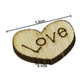 thumbnail image 5 of 100 Piece Per Pack With Love Hearts Wood Buttons Sewing Scrapbooking Round Handmade Buttons DIY Decor Craft No Hole Wood Buttons Sewing Craft Clothes Decor DIY Scrapbooking, 5 of 8