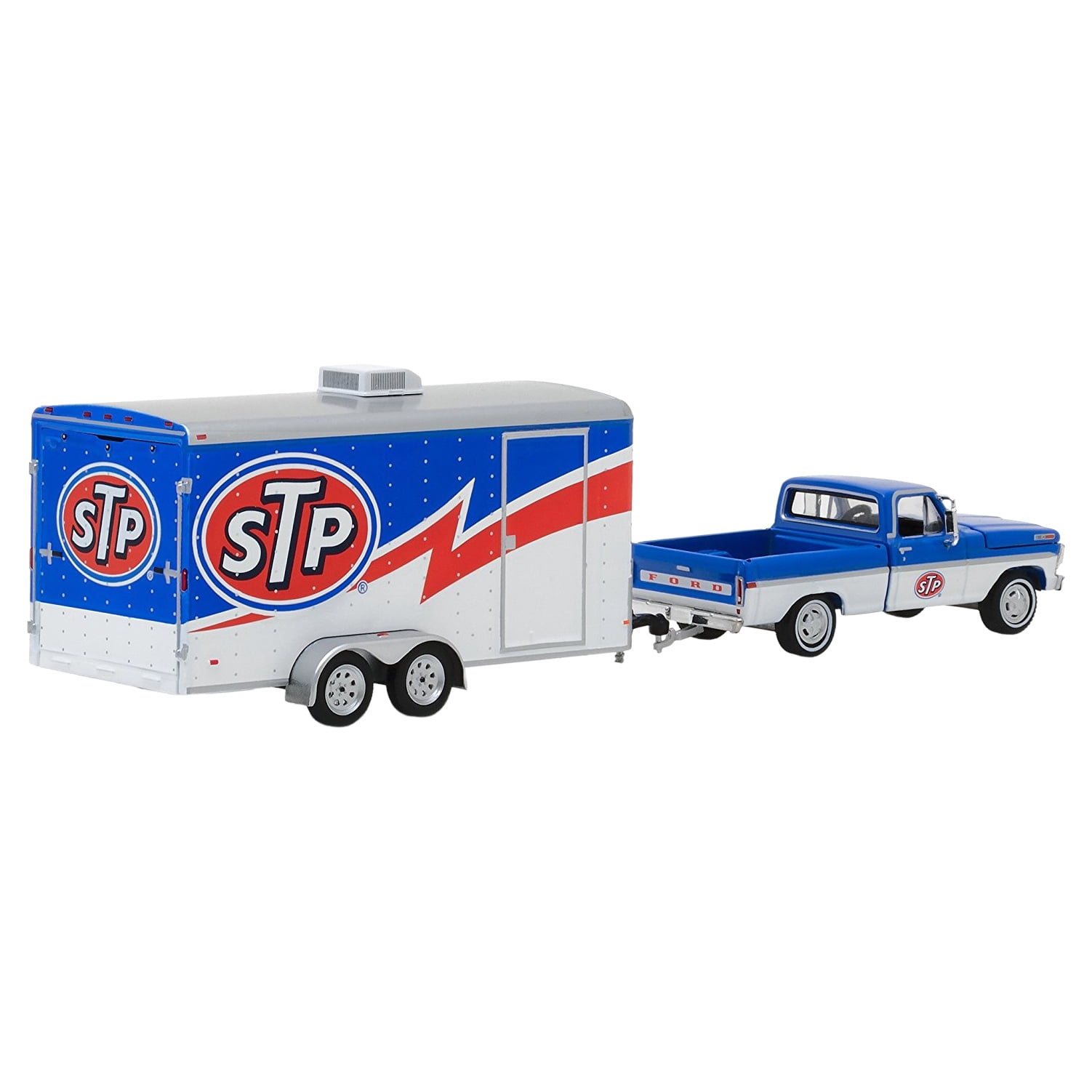 GreenLight 1:64 Hitch & Tow Series 12 1970 Ford F-100 and Enclosed