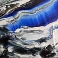thumbnail image 2 of Lewis, Sheldon 15x15 Black Ornate Wood Framed with Double Matting Museum Art Print Titled - Blending Blue 2, 2 of 4