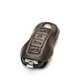 thumbnail image 3 of Vitodeco Genuine Leather Smart Key Fob Case with Leather Key Strap Compatible for Porsche 718, Porsche 911, Porsche Panamera, Porsche Cayenne (4-Button, Brown), 3 of 5
