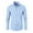 Light Blue, variant on WTXUE Button-Up Shirts Long Sleeve, Notch Neck Shirts for Men Non Ironing Elastic Shirt Lapel Button Shirt Solid | Workwear for Men Light Blue XS