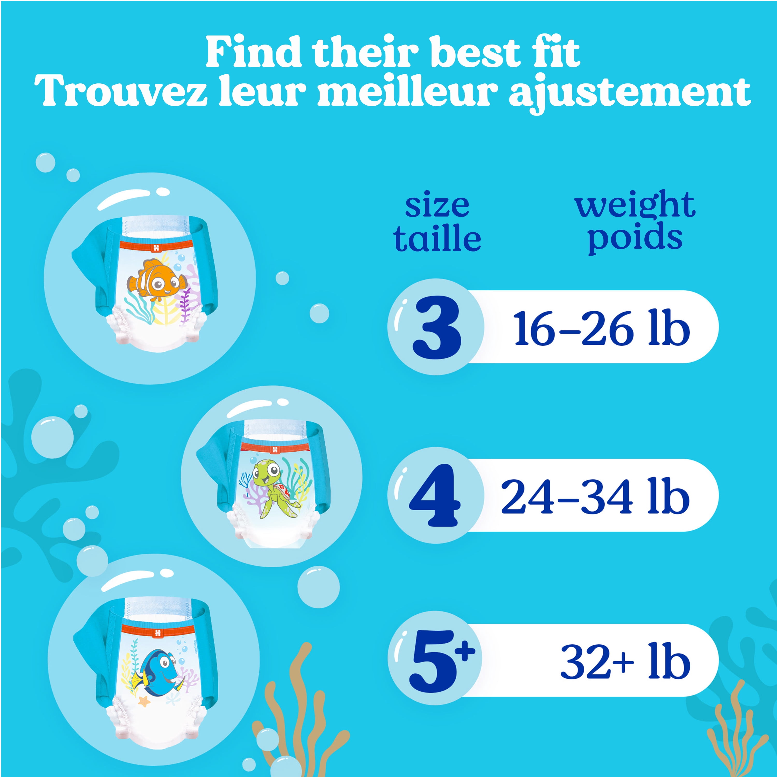 Huggies Little Swimmers Disposable Swim Diapers, Size 4, 18 ct