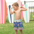 thumbnail image 4 of FORMRS Boys Swim Trunks Quick Dry Mesh Liner Boardshorts Sizes XS-XL, Boat Seaside, 4 of 7