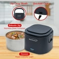 thumbnail image 3 of Brentwood 110-Volt 50-Watt 0.625-Qt. Portable Leakproof Electric Lunch Box (Blue), ELB-600BL, 3 of 5