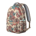 thumbnail image 2 of Retro Paisley Floral School Backpack for Students Comfortable and Durable Boho Vintage Floral Pattern Backpack with Abstract and Mandala Inspired Design, 2 of 6