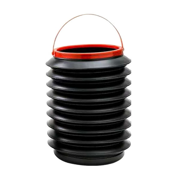 Outdoor Trash Can Storage Car Multi-Function Telescopic 4L Bucket Trash Can Car Plastic Storage Bucket