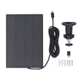 thumbnail image 2 of Cargador Solar Para Cámara De Seguridad, Cargador De Panel Solar Para Cámara De 5W 5V Amplia Compatibilidad Interfaz Micro USB Tipo C Alta Eficiencia Para Uso En Exteriores, 2 of 7