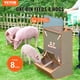 thumbnail image 2 of Comedero para cerdos VEVOR de 3,7 bushels con doble puerta de metal para hasta 8 cerdos, 2 of 9