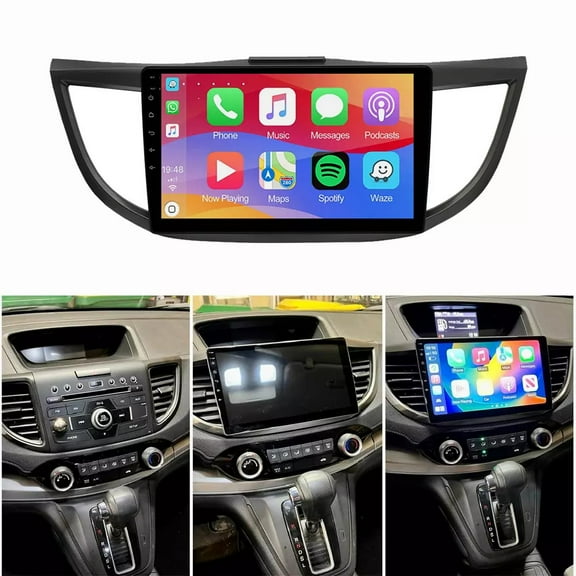 For 2012-2016 Honda CRV Apple Carplay Android 15 4 64GB Car Stereo Radio GPS SWC 10.1"