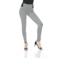 thumbnail image 2 of White Mark Pantalon Ajusté Jacquard pour Femmes, 2 of 5