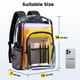 thumbnail image 2 of Mochila transparente Vorspack Heavy Duty de PVC transparente negro, 2 of 6