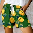 thumbnail image 2 of Shorts for Women Trendy, Flowy Athletic Shorts for Women,Women's Casual High Waisted Sports Shorts with Loose Fit and Print Design for Active including Pocket and Lace Up Feature, 2 of 4
