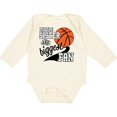thumbnail image 3 of Inktastic Little Sister and Biggest Fan Basketball Player Girls Long Sleeve Baby Bodysuit, 3 of 5
