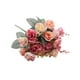 thumbnail image 2 of Inteprter Flores artificiales, tela de seda rosa, diamantes de imitación, ramo falso, decoración Floral DIY, centros de de cumpleaños para el Decoración del hogar Rosado, 2 of 6