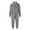Gray, variant on Busydd Boys Pajamas 4-14 Years Fashion Winter Warm Solid Color Boys Rompers Long Sleeve Zipper Hooded Teen Boys Clothes with Pockets 9-10 Years