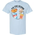 thumbnail image 3 of Inktastic 'tis the Season Baseball and Snacks T-Shirt, 3 of 5