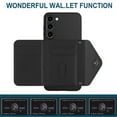 thumbnail image 6 of for Samsung Galaxy S23 Plus Wallet Case with Card Holder, Elegant Durable PU Leather Protective Magnetic Closure Flip Phone Cover Kickstand RFID Blocking for Women Girls for Galaxy S23 Plus, Black, 6 of 9