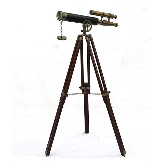Rusty Functional Telescopes, 32 inch, Antique Vintage Telescope