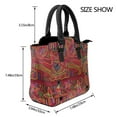 thumbnail image 3 of Mola De Panama Bird Flower Rivet Fashion One-Shoulder Women's Handbag Tote Bag, 3 of 6