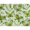thumbnail image 5 of oneOone Rayon Light Green Fabric Insect & Floral Feather Sewing Craft Projects Fabric Prints By Yard 56 Inch Wide, 5 of 5