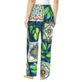 thumbnail image 3 of Daiia Lemon and Leaves Women's Sleep Pant with Pockets and Drawstring,Pajama Pants-Small, 3 of 9