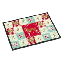 Carolines Treasures CK5935JMAT Ibizan Hound Love Door Mat Indoor Rug or Outdoor Welcome Mat 24x36 Doormat 36"L x 24"W