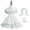 Light Blue, variant on Lindreshi Plus Size Dresses for Women Summer Women Lingerie Apron Maid Outfit Bow Bandage Dress Temptation Uniform Underwear Sleepwear Underdress Suit