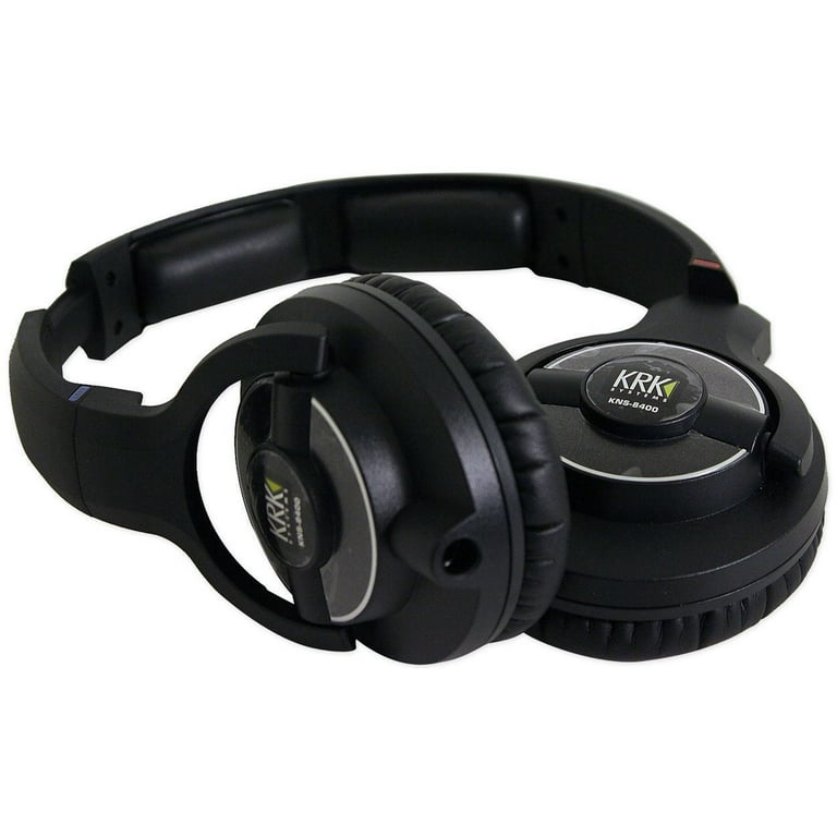 KRK KNS-8400 Professional Dynamic Studio Monitor Headphones+Samson