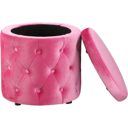 Novogratz Round Storage Ottoman With But - Walmart.com Novogratz Round Storage Ottoman With But - Novogratz Round Storage Ottoman With But - Walmart.com