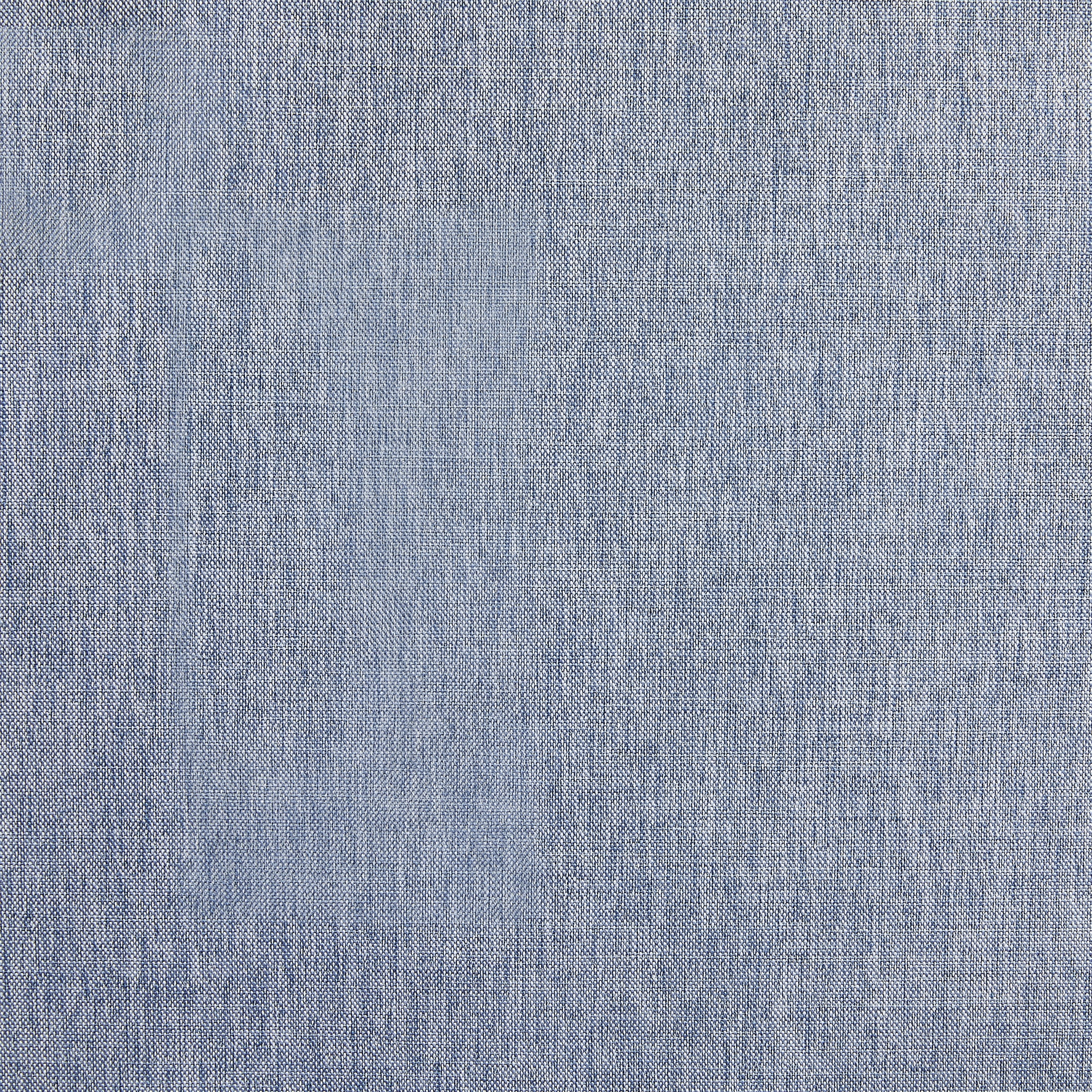 Mainstays Iris Linen Look 100% Blackout Curtain Panel Pair, Set of 2, Blue, 37 in W x 84 in L
