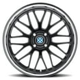 thumbnail image 3 of Beyern Mesh 17X7 4X100 27Et 74.1Cb Gloss Black W/ Mirror Cut Lip Wheel, 3 of 3