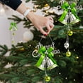 thumbnail image 6 of Christmas Bell Hanging Ornament Red 15.7in Holiday Door Pendant with Chimes for Tree Wall Balcony Living Room Decoration Christmas Home Window Festive Display, 6 of 6