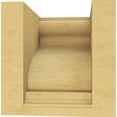 thumbnail image 4 of 5"W x 5"D x 5"H Wide Scroll Rough Cedar Woodgrain TimberThane Corbel, Primed Tan, 4 of 6