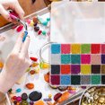 thumbnail image 4 of KAKOWELY 24000 Pcs Multi-Function Craft Beads for Jewelry Making Assorted Color DIY Projects, 4 of 8