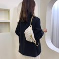 thumbnail image 1 of Bolso de pecho de Fanny de cuero PU para mujer, Bolso de cintura a la moda, Bolso de hombro tipo bandolera, 1 of 9