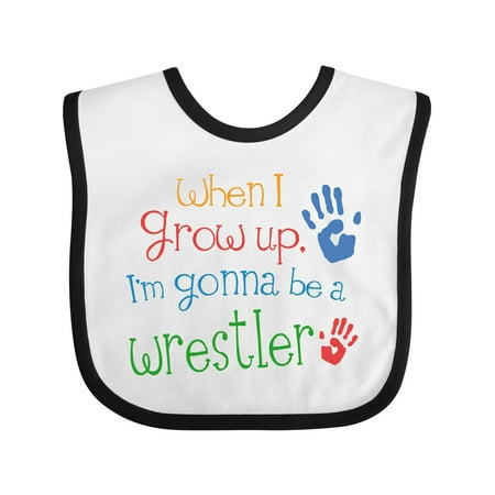 

Inktastic Future Wrestler Wrestling Gift Baby Boy Bib