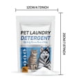 thumbnail image 6 of RAGUPEL Pet Stain and Odor Remover,Pet Urine Enzyme Cleaner,Active Enzyme Based Powder Detergent,Pet Laundry Powder for Dogs Beds,Cat Pee,3.53Oz, 6 of 7