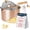 Copper, variant on Original 3-Minute Stovetop Popcorn Machine – Aluminum Pot With Nylon Gears –– For Home Movie Snacks & Game Night