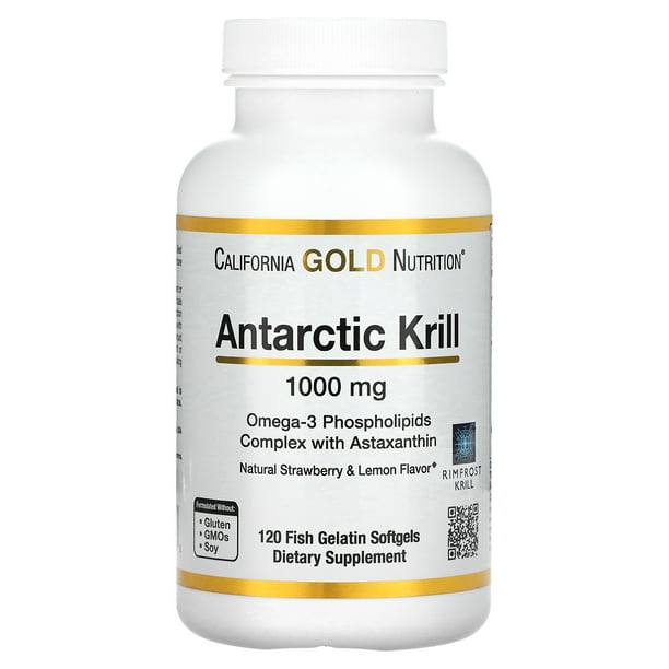 Antarctic Krill Oil, Omega3 Phospholipids with Naturally Occurring