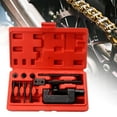 thumbnail image 1 of Kit de herramientas para freno de cadena, extracción de eslabones de cadena con estuche de transporte, herramienta de remache para reparación de, 1 of 8